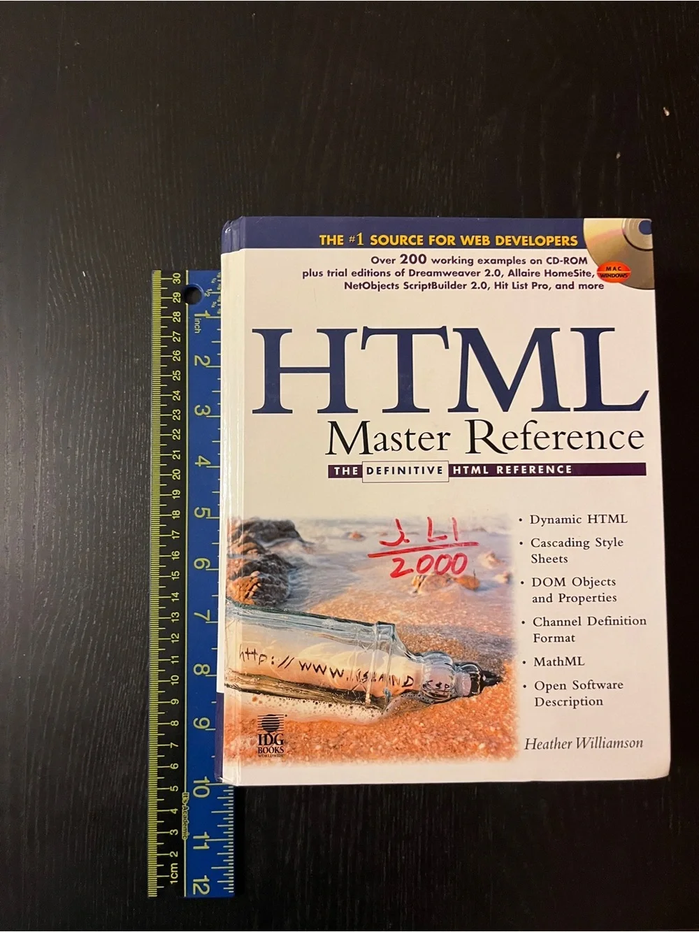 (Original $59.99) IDG Books HTML Master Reference Paperback Book CD 1999 ISBN 07